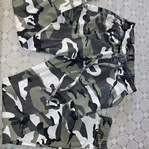 Camo jogger pants